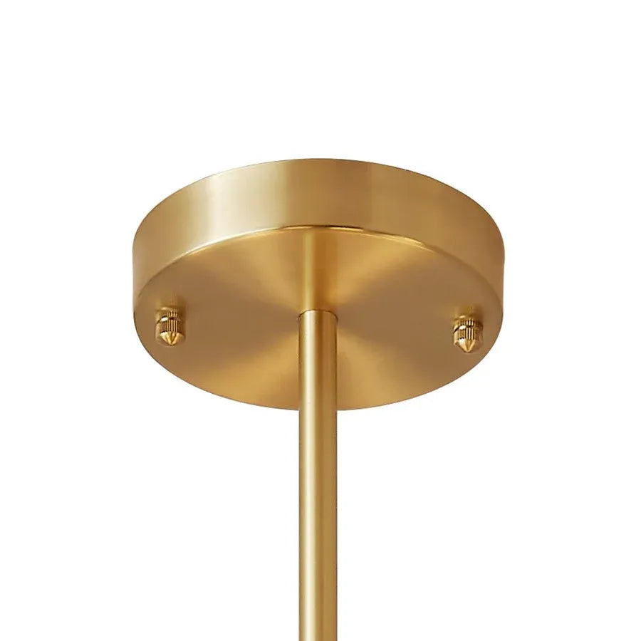 6/8/12-Light Two-Tier Sputnik Opal Globe Chandelier